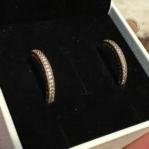 Pandora Rose Gold Hoop